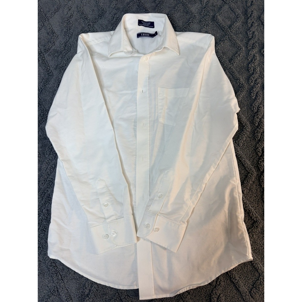 Boys Beige IZOD 3 piece Suit Jacket Size 16 And Pants Size 16 - Picture 13 of 14